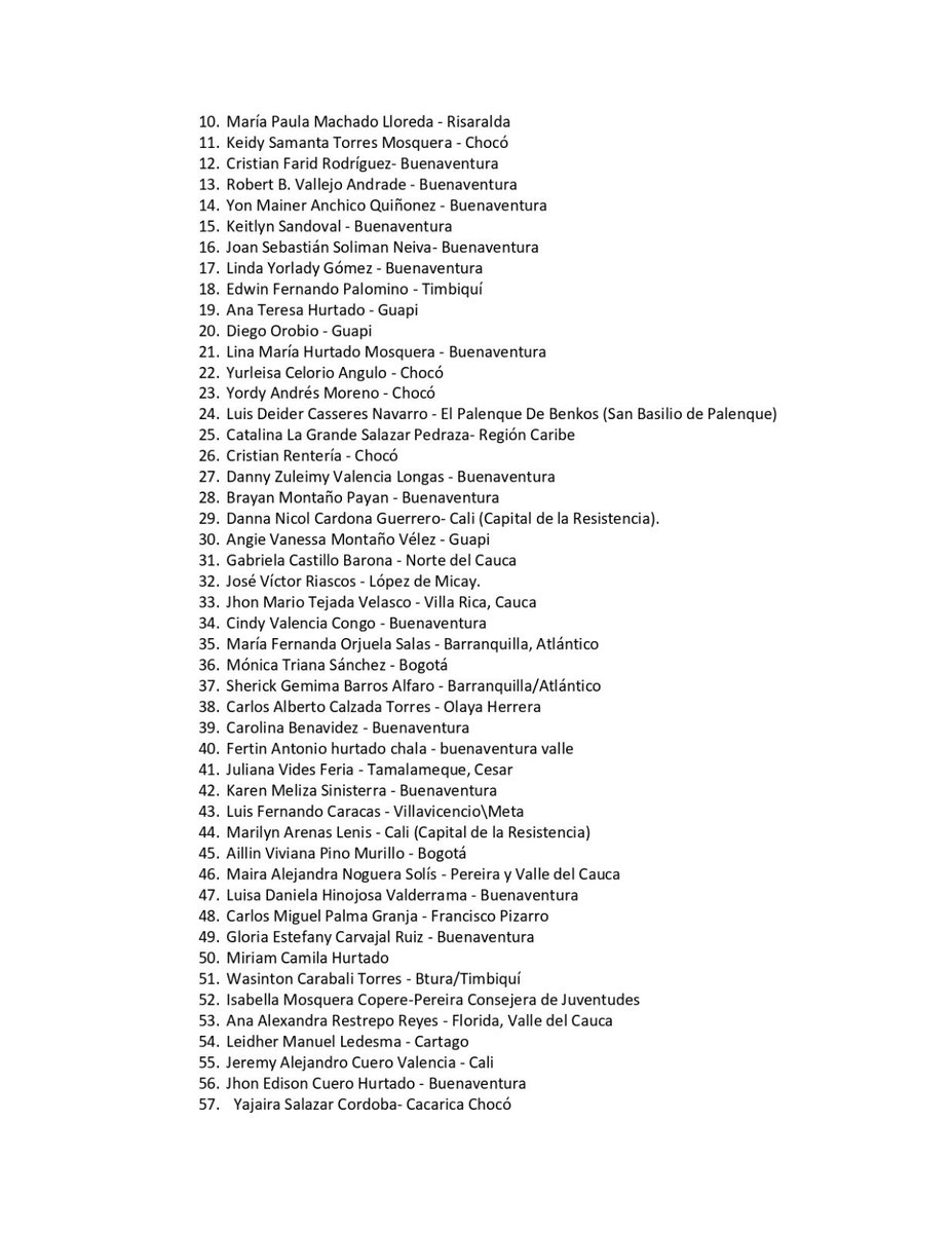 YeiMosquera's tweet photo. Carta de respaldo de la juventudes negras, afrocolombianas, raizales y palenqueras a la candidatura de Iván Cepeda y Aída Quilcue.

Más de 200 jóvenes negros de distintas partes del país: desde el Pacífico hasta el Caribe hemos decidido respaldar esta apuesta por la vida https://t.co/jcR0wNmHI5