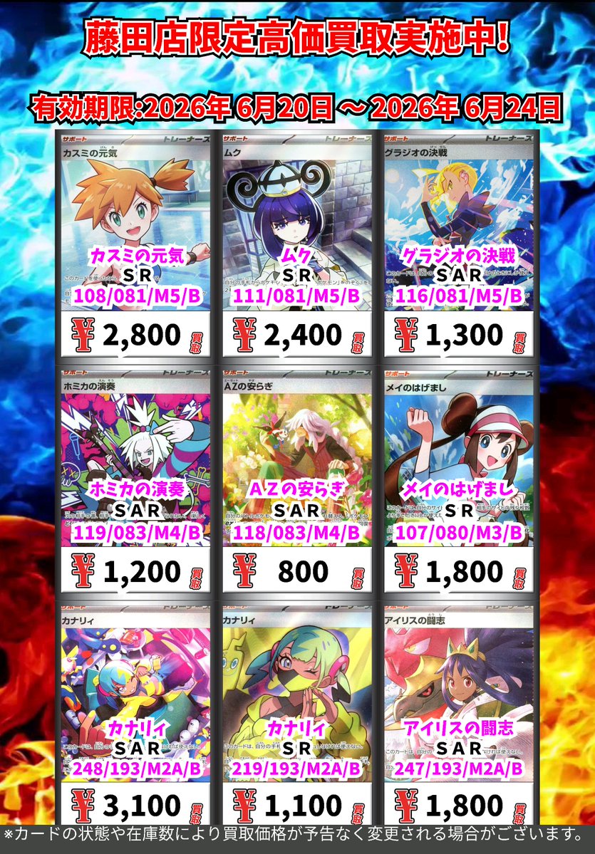 ただいまのカドボ藤田限定 超高価買取！！ 248-193）カナリィ 3,100円