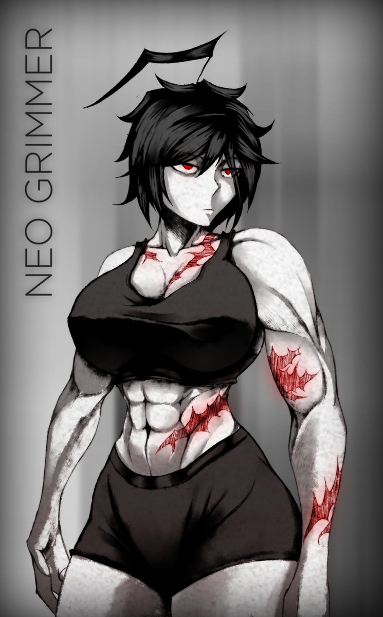 GrimmerNeo's tweet photo. Garlick with workout outfit.

Get on your knees and worship the evil tomboy. https://t.co/4qSNHRSrh1