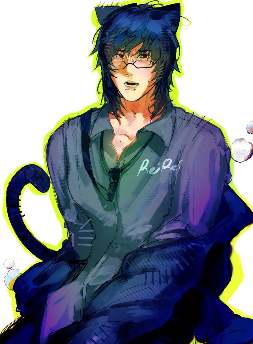 ReiRei01070's tweet photo. Teru catboy 
#DEATHNOTE #TeruMikami #fanart https://t.co/27FIaR6cHc