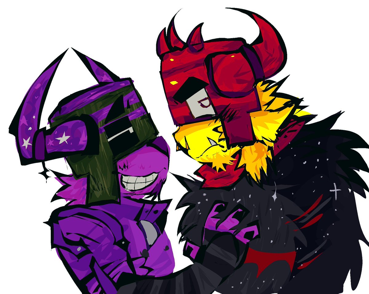 d0omdogs's tweet photo. Brush test and uhh i luv these two so much ALSO NEW DOOM DESIGN and hello gordon yes this is doom24 or space racing whatever their ship is called #gordonrox24 #mrdoombringer #robloxadmins #admintwt https://t.co/dWmEAGsi4y
