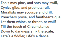 abstrusination's tweet photo. from Double Ballade of Life And Fate - William Ernest Henley https://t.co/SKi46lTiFw