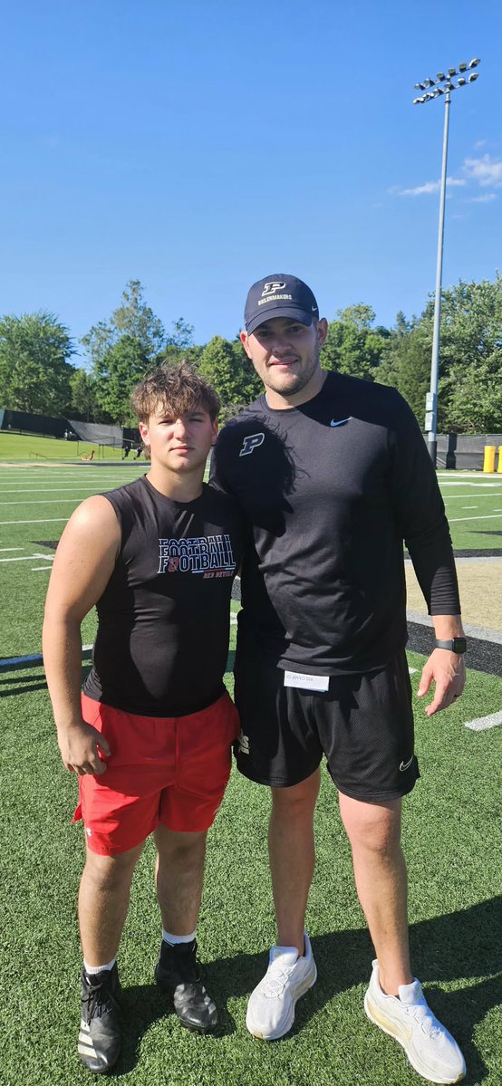 channing_rm55's tweet photo. Had a great day @BoilerFootball shout out to all of the coaches for the experience!! @SrHighFootball @Coach_Crab @Coach_Simms7577 @D_Marc11 @CalebFarkas 
#agtg https://t.co/pz40W4cvBy