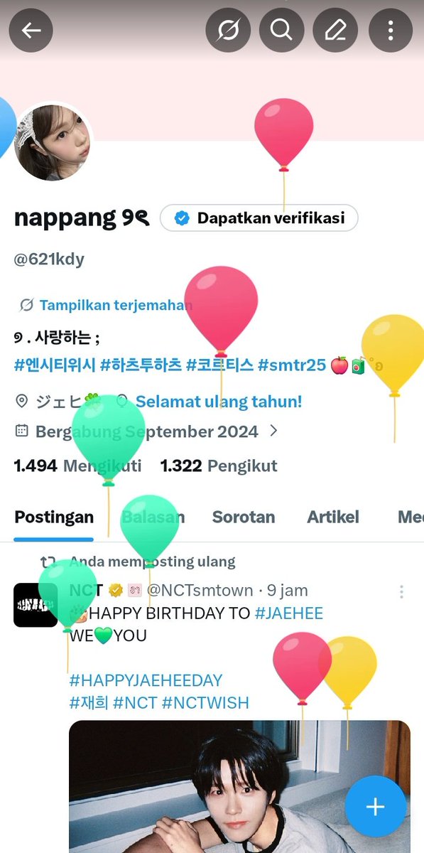 621kdy's tweet photo. siapaa mw balonnnnnn!>.<🫶🏻 https://t.co/g8UgdtFpfM