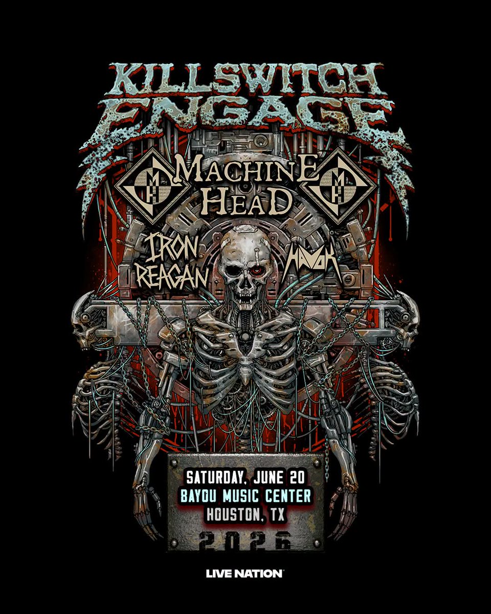LRLuisRamirez's tweet photo. Seeing metalcore legends @kseofficial for the first time in nearly four years since 2022, with groove metal legends @MfnH Machine Head, Iron Reagan, Havoc, going down tonight at @bayoumusiccntr 🤘 https://t.co/NpL6LOzEE1