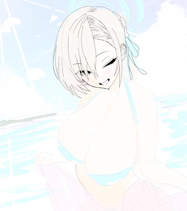 とりまデカいアルカナちゃんと、水着のアスナさんを進めておりやす