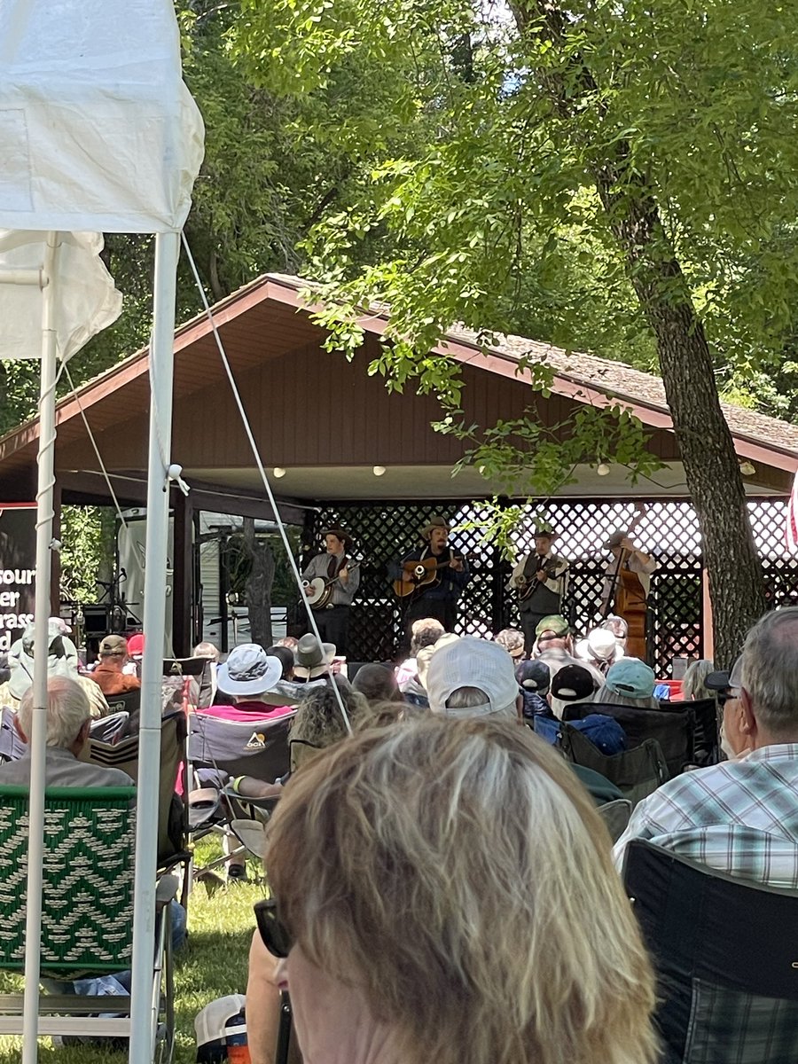 DevanRohrich's tweet photo. Missouri River Bluegrass Festival
Cross Ranch State Park, ND

Beautiful day for American music 🇺🇸 https://t.co/Fjl197wPUE