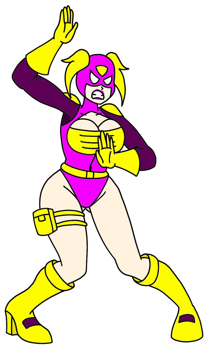 Mtymaster10Ma's tweet photo. Prank Lady (Super) is ready to beat you up
 Unmasked version is on my Patreon: https://t.co/wHNKar7aHJ

#elasticgirl https://t.co/psqvjMY44G