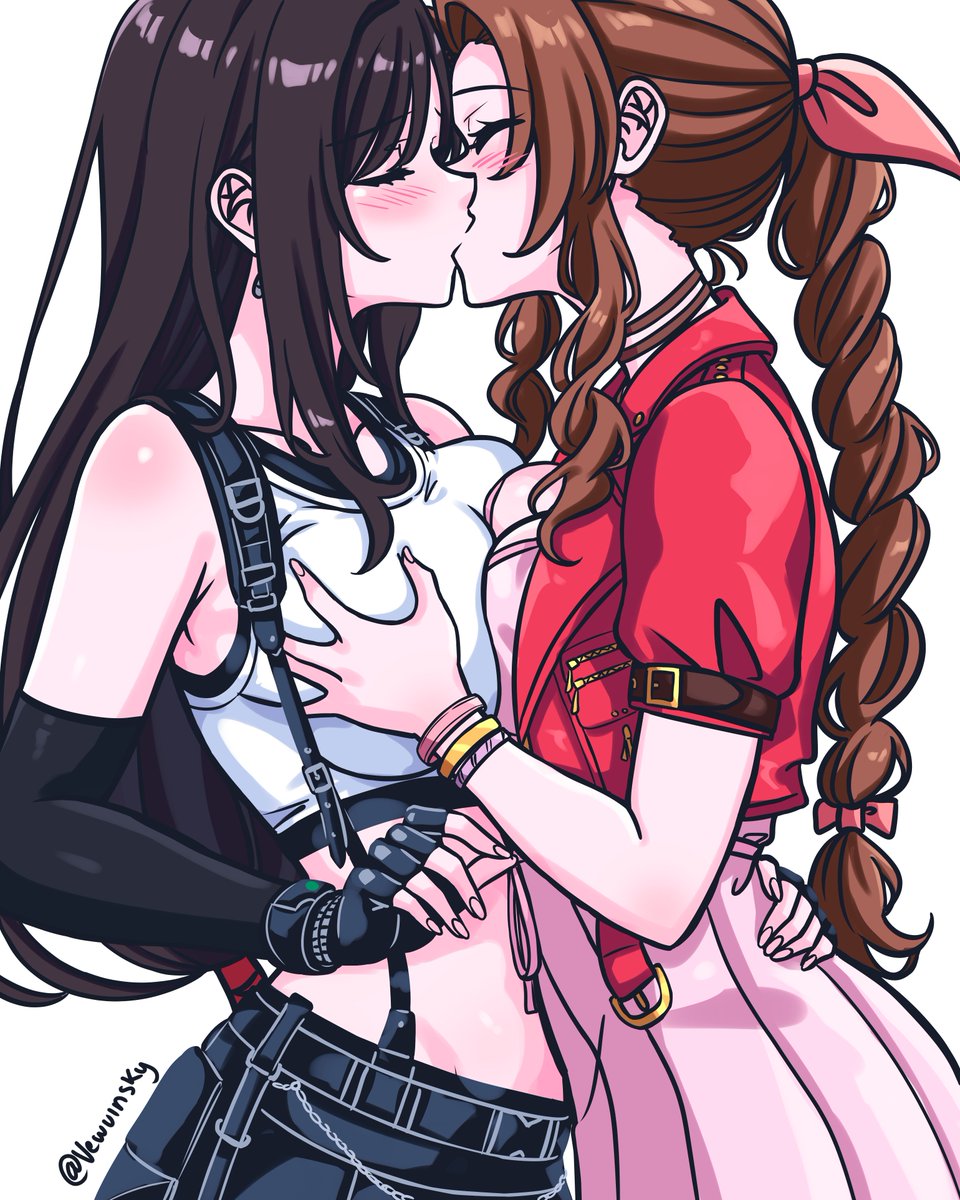 Vewuinsky's tweet photo. Tifa x Aerith ❤️ https://t.co/bTKOjULFAP