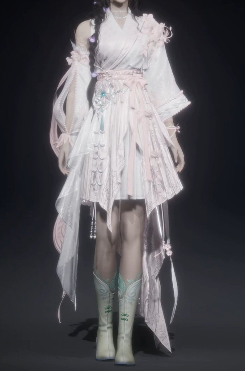 G4Uhevn's tweet photo. Verdant Vow, female BP outfit, even d dye always makes it look more elegant yet cute.
#wherewindsmeet #燕云十六声 #風燕伝 #연운 https://t.co/WFyhfKk01M