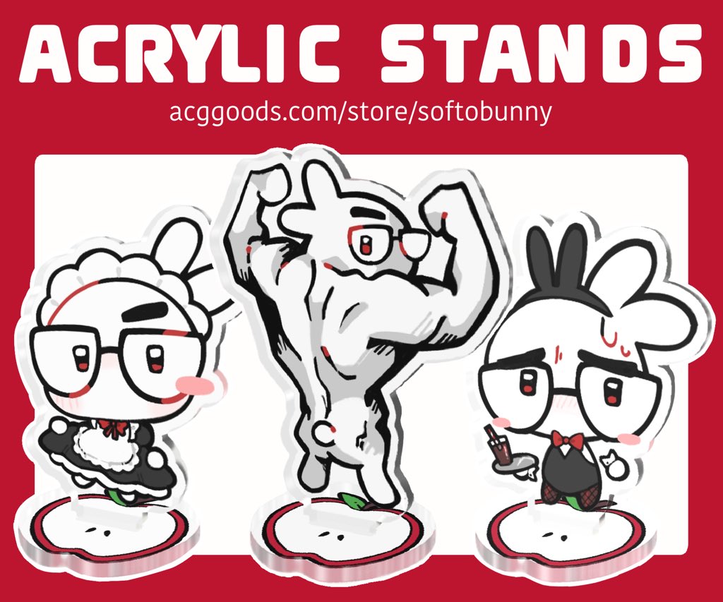 softobunny's tweet photo. WE GOT MERCH ‼️
get a lil bnnuy in your live with the first ever merch drop by yours truly ♥️

🍎 https://t.co/RilLxJhOAY 🐇 https://t.co/WSUOTrEhQZ