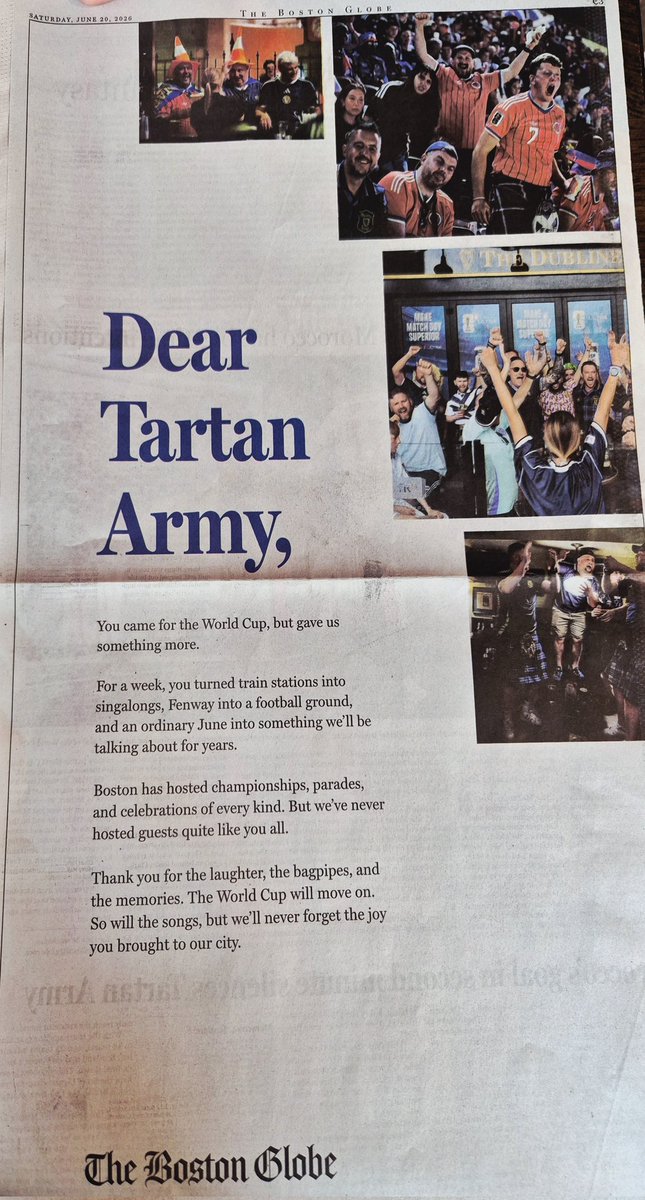 DUSF2017's tweet photo. Full page advert in the Boston Globe today https://t.co/w2LPHso3yB