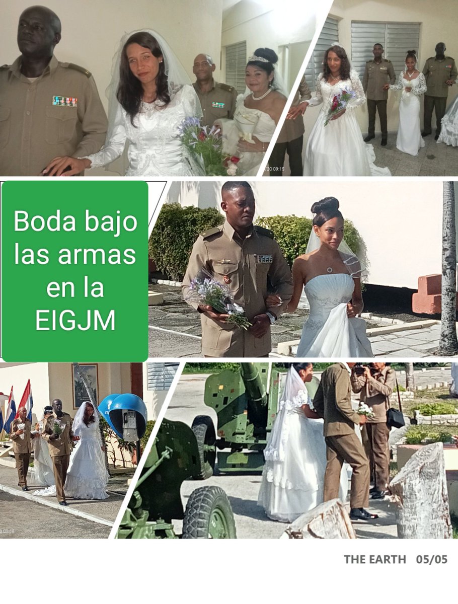 InterarmasJM's tweet photo. Boda bajo las armas en la Escuela Interarmas de las FAR General José Maceo de Santiago de Cuba, en saludo a la graduación 73 aniversario de los asaltos a los cuarteles Moncada y Carlos Manuel de Céspedes y el Centenario del Comandante en Jefe Fidel Castro https://t.co/57Czhhzjft