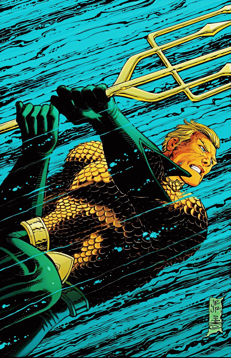 AquamanUniverse's tweet photo. The King of the Seven Seas by @JrRomita! 🔱 https://t.co/4IINADluXP