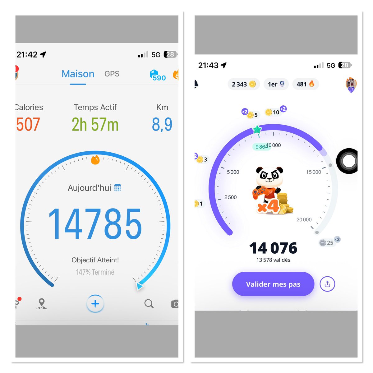 vince71459's tweet photo. @WeWardAppFr Pourquoi la synchronisation #weward avec podomètre Apple ne se fait pas systématiquement ?? Qqfois il faut attendre 30/45 m’ pour que ça remonte !!! https://t.co/JAibXYSG5g