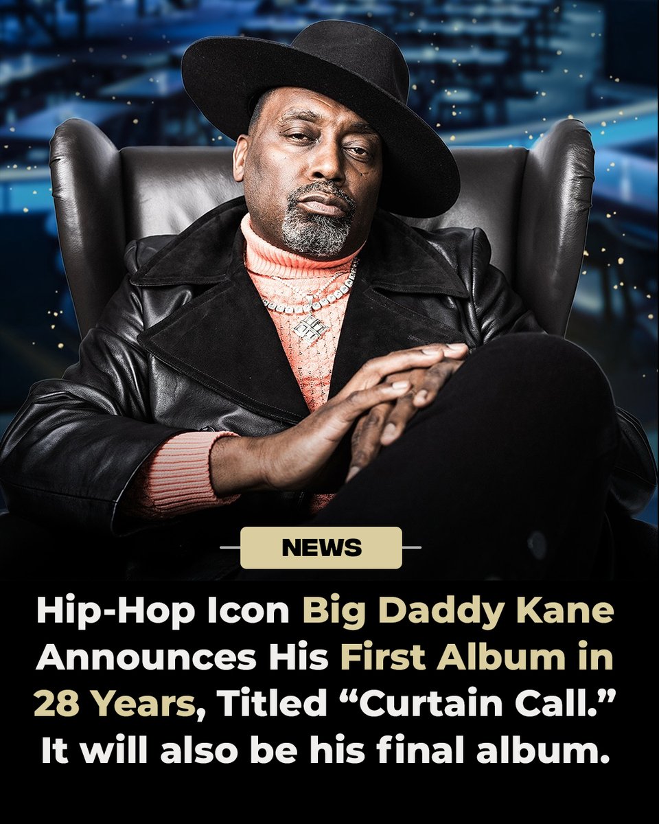 Southpawer's tweet photo. I hope this will feature Eminem, given how much of an influence Big Daddy Kane has been on him and the mutual respect they’ve shown each other over the years.

And the album is called "CURTAIL CALL" 👀 https://t.co/yAgIQXlGIk