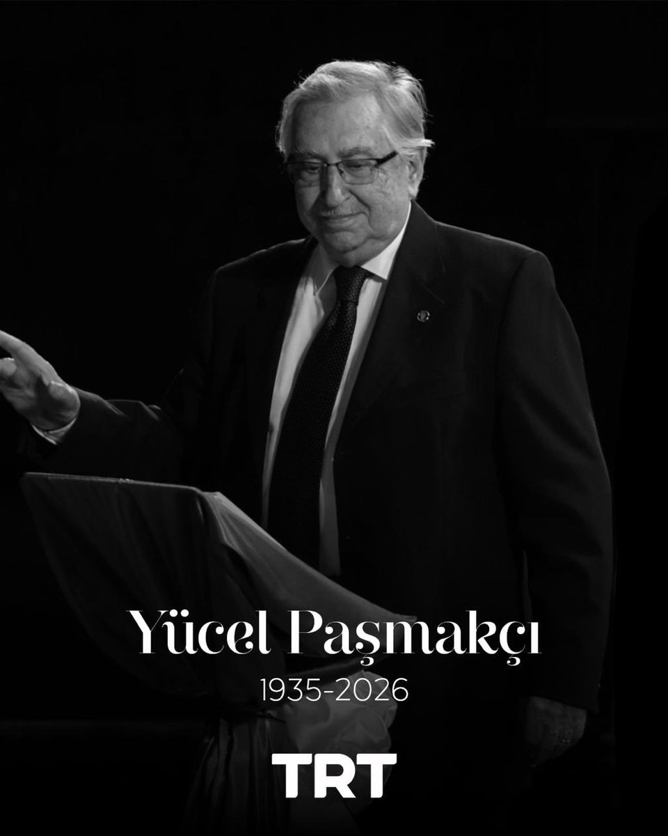 zahidsobaci's tweet photo. Emekli TRT sanatçımız, koro şefimiz, Türk halk müziğinin duayen şahsiyetlerinden Yücel Paşmakçı Hocamızın vefatını derin bir üzüntüyle öğrendim.

Merhuma Allah’tan rahmet; ailesine, yakınlarına, öğrencilerine ve tüm sevenlerine başsağlığı niyaz ediyorum.

Mekânı cennet olsun. https://t.co/hEYcYysxSI