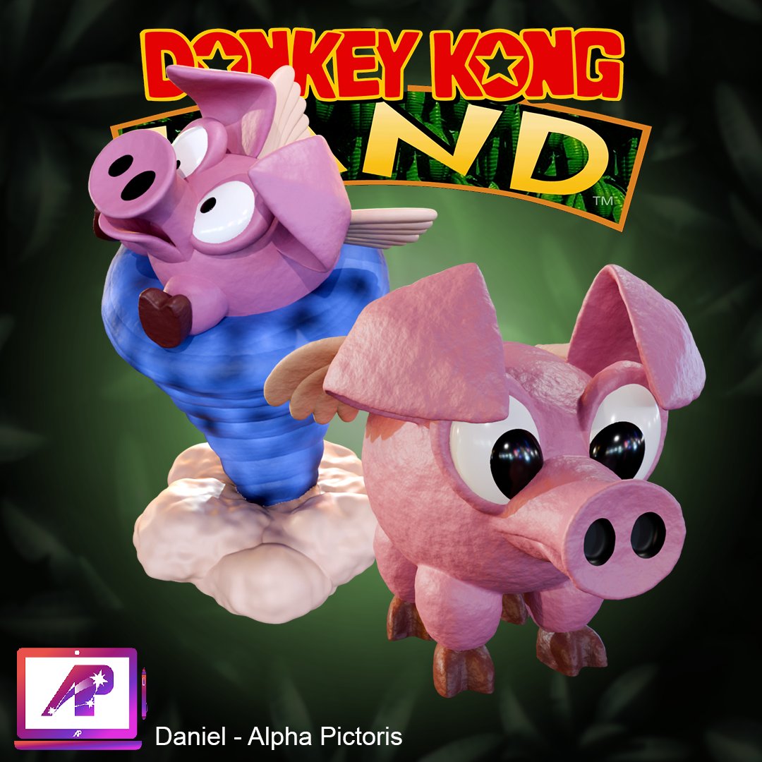 Alpha_Pictoris's tweet photo. 🐖🪽 Donkey Kong Land Hogwash and Swirlwinds vertex colors • 3D files
➡️ Download 3D print model: https://t.co/lHyMKS3Jtx
💡 Designed by AlphaPictoris

@cults3d #3DPrinting #3DPrinter #Printable #STLfile #donkeykong #nintendo #pig #3dart #freemodel https://t.co/4OTmbWOaF1