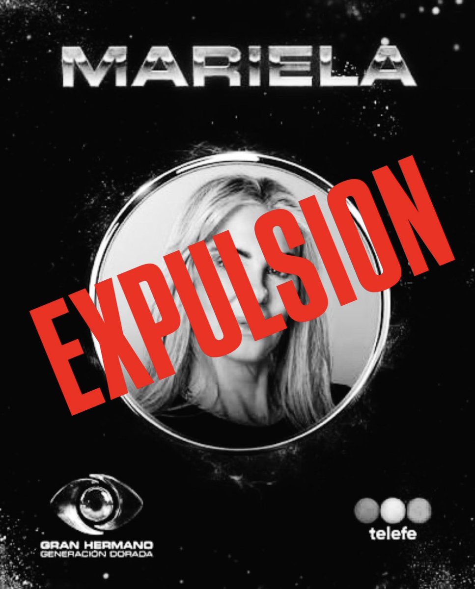 GeorgeOrwellok's tweet photo. @tendenciasmund EXPULSIÓN PARA MARIELA (EX DEL TURCO) https://t.co/8D4akdC3Cg