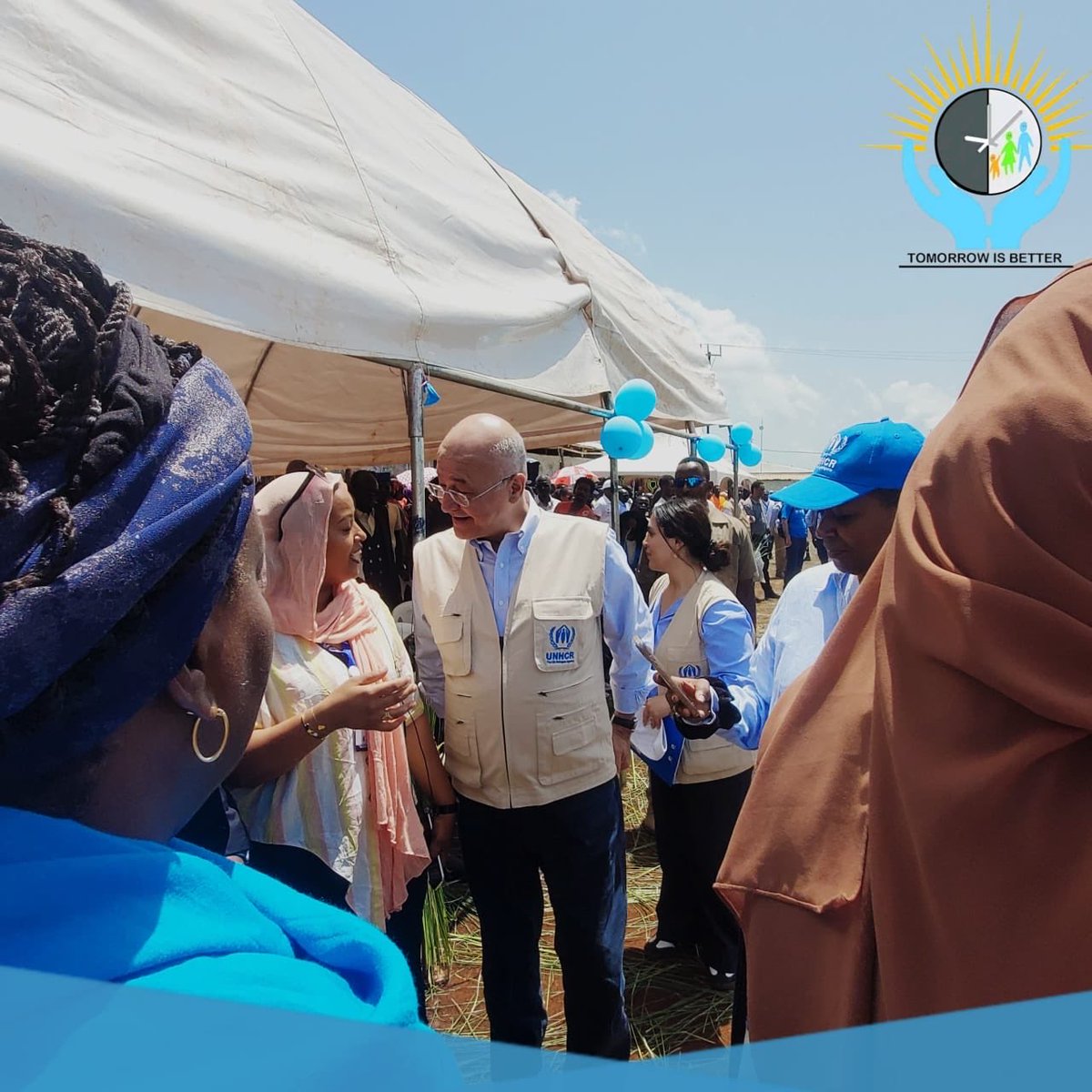 tiborganization's tweet photo. TiB joined World Refugee Day celebrations at Aura Camp, Assosa, honoring the resilience, creativity, and hope of refugee communities.

#TomorrowIsBetter #WorldRefugeeDay #RLO #Assosa #Ethiopia #HopeAwayFromHome https://t.co/44sQ2NkEgM