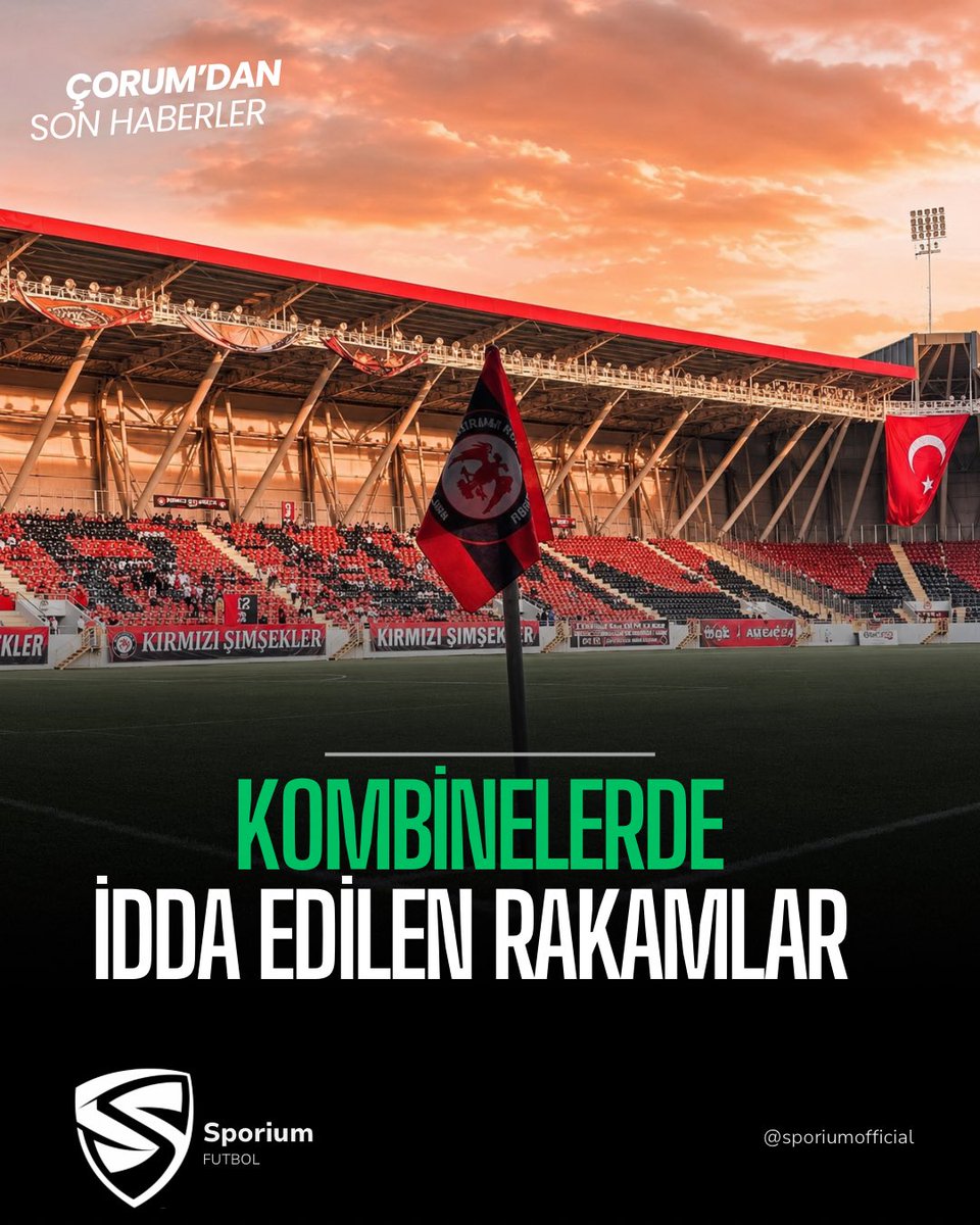 SporiumResmi's tweet photo. ARCA ÇORUM FK KOMBİNELERİNDE İDDİA EDİLEN RAKAMLAR
Resmi açıklama henüz yapılmasa da iddia edilen kombine fiyatları şu şekilde:
• Maraton Tribünü: 20 bin TL
• VIP Yan Tribünler: 40 bin TL
#çorumfk #arcacorumfk https://t.co/xXNrYbDWB4