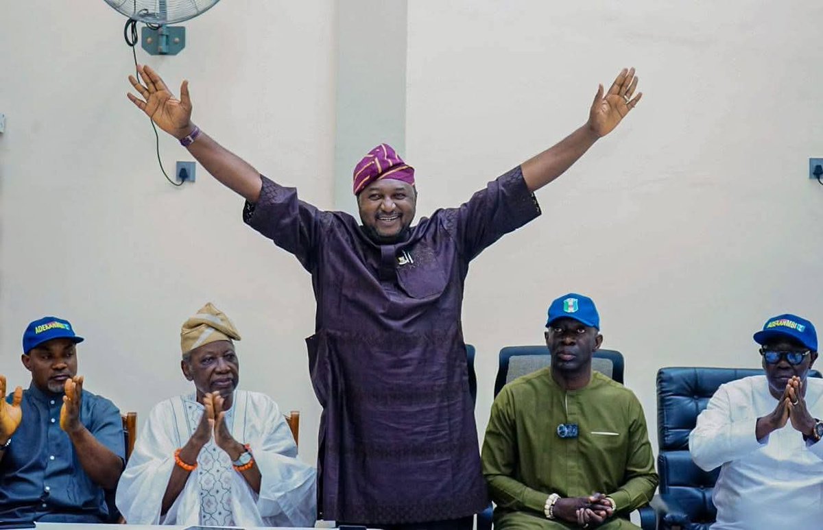OpenSalawu's tweet photo. With all humility and gratitude to Almighty Allah, I accept my nomination as the APM Deputy Governorship candidate for Oyo State in the upcoming general election.
 I thank our leader Engr. Seyi Makinde FNSE, the party leadership, and the people of Oyo State for believing in me. https://t.co/ITCgkCzMT1
