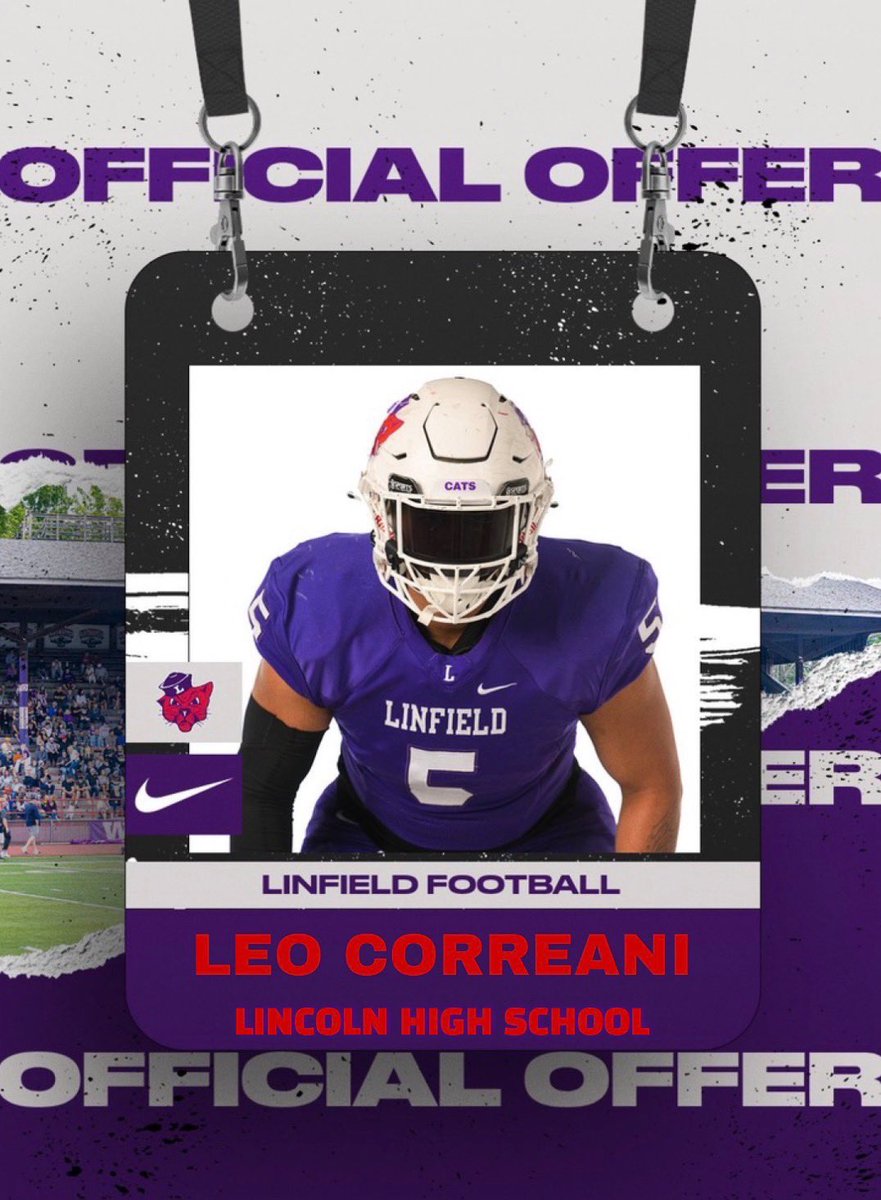 LeonardoC2008's tweet photo. After a great team camp at Linfield this week and conversations with @CoachPip35 I am truly blessed to have received all camp defense award and my 6th official offer to Linfield University!!

@CoachSchnaufer @WellsCaleb51 @CoachDreHughes @Ralph_Lam21 @AndrewNemec @JordanJ_ https://t.co/9tGf1Y4ed3