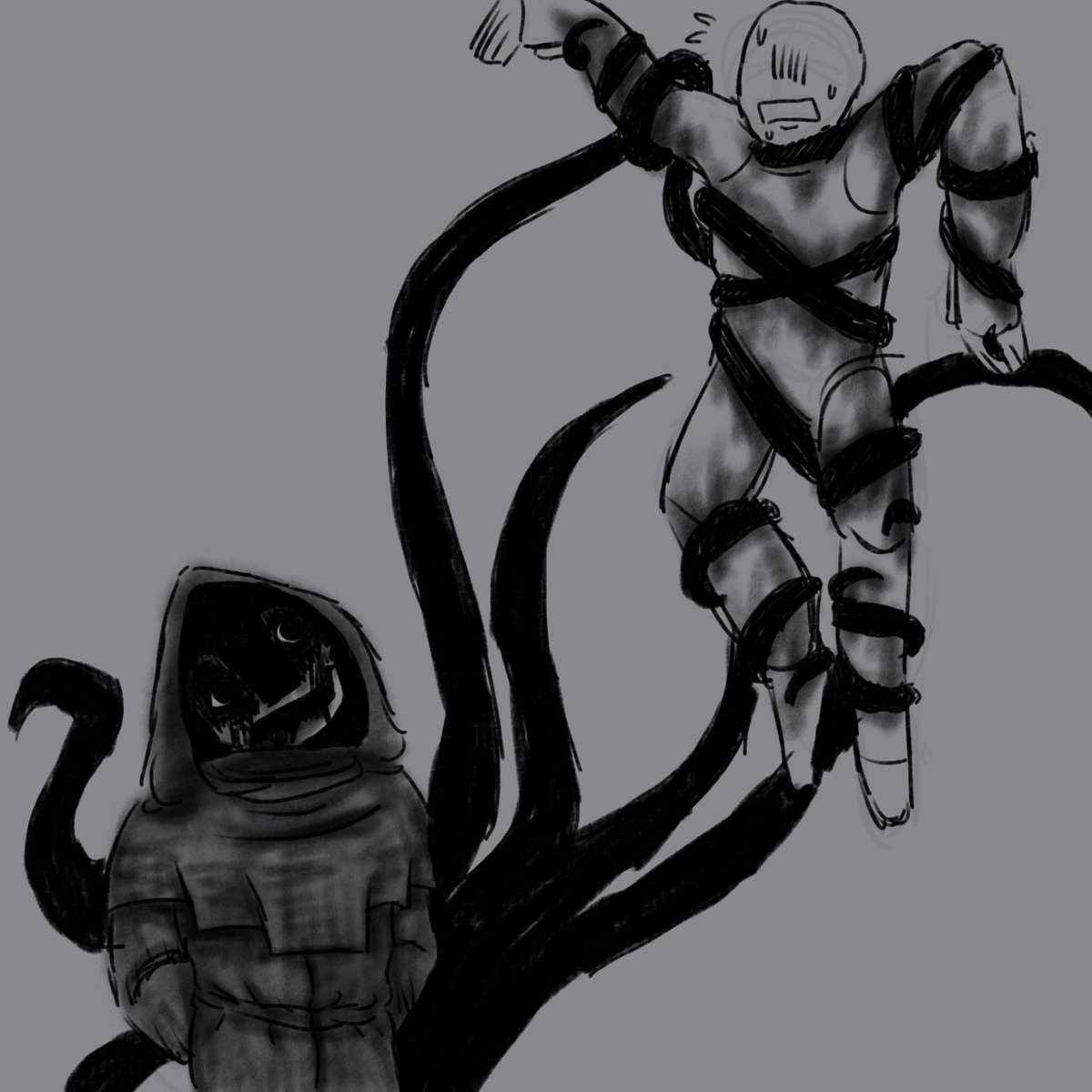 1milkegsofbeer's tweet photo. More squid bc y'all like him apparently??? Thanks for like over 200 likes pls?????I love u guys...the freak...

Also yaeey I drew these also a while ago... Squihh...

#theknocker #knocker #minecraft #theknockerminecraft https://t.co/TVoevyyaAu