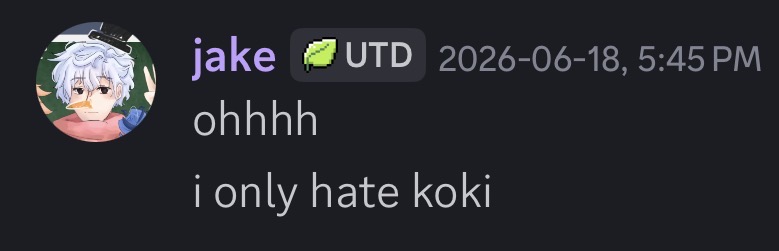 kokikichiii's tweet photo. @snowlicking why do you hate me https://t.co/4MpHuycZB8