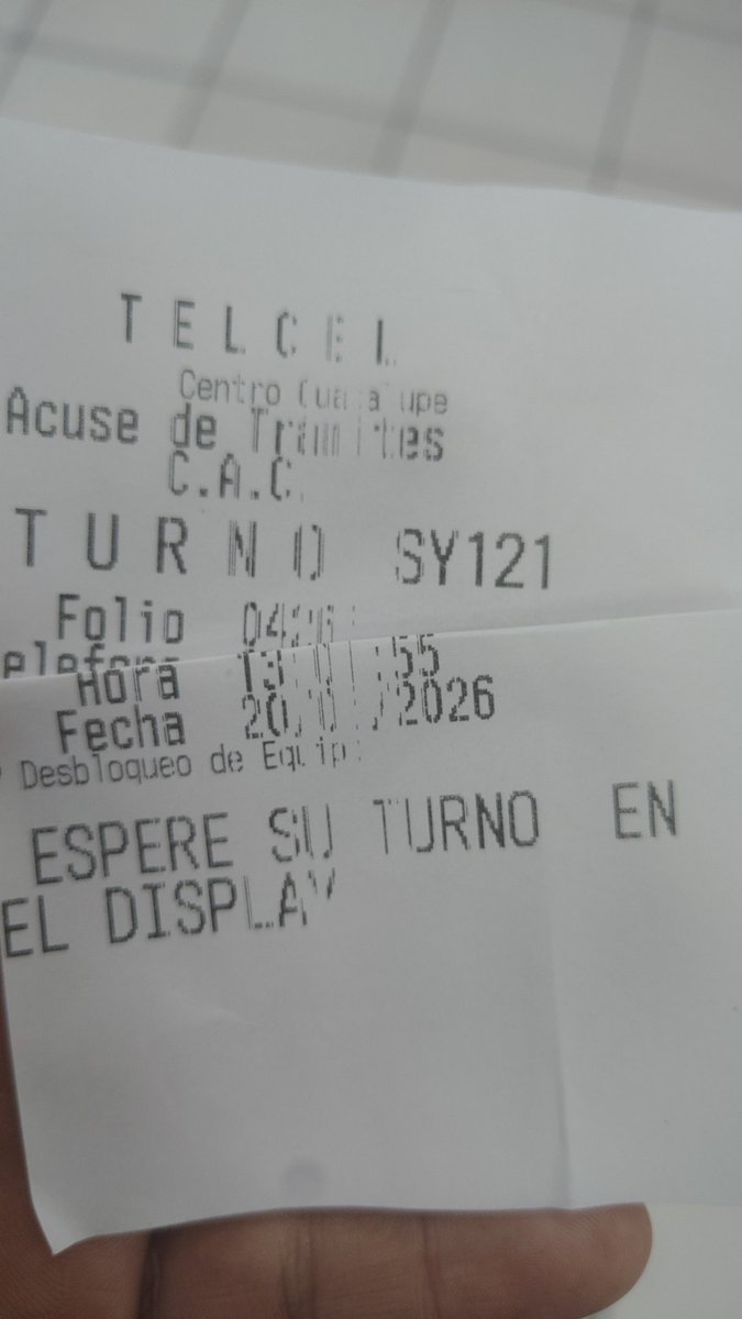 _gerardocm's tweet photo. @Telcel cómo es posible que ya casi una hora para recoger una linea por cambio de compañía y se tarde una hora. Para que lo piensen antes de hacer su cambio... https://t.co/ZmW7PGLSTN