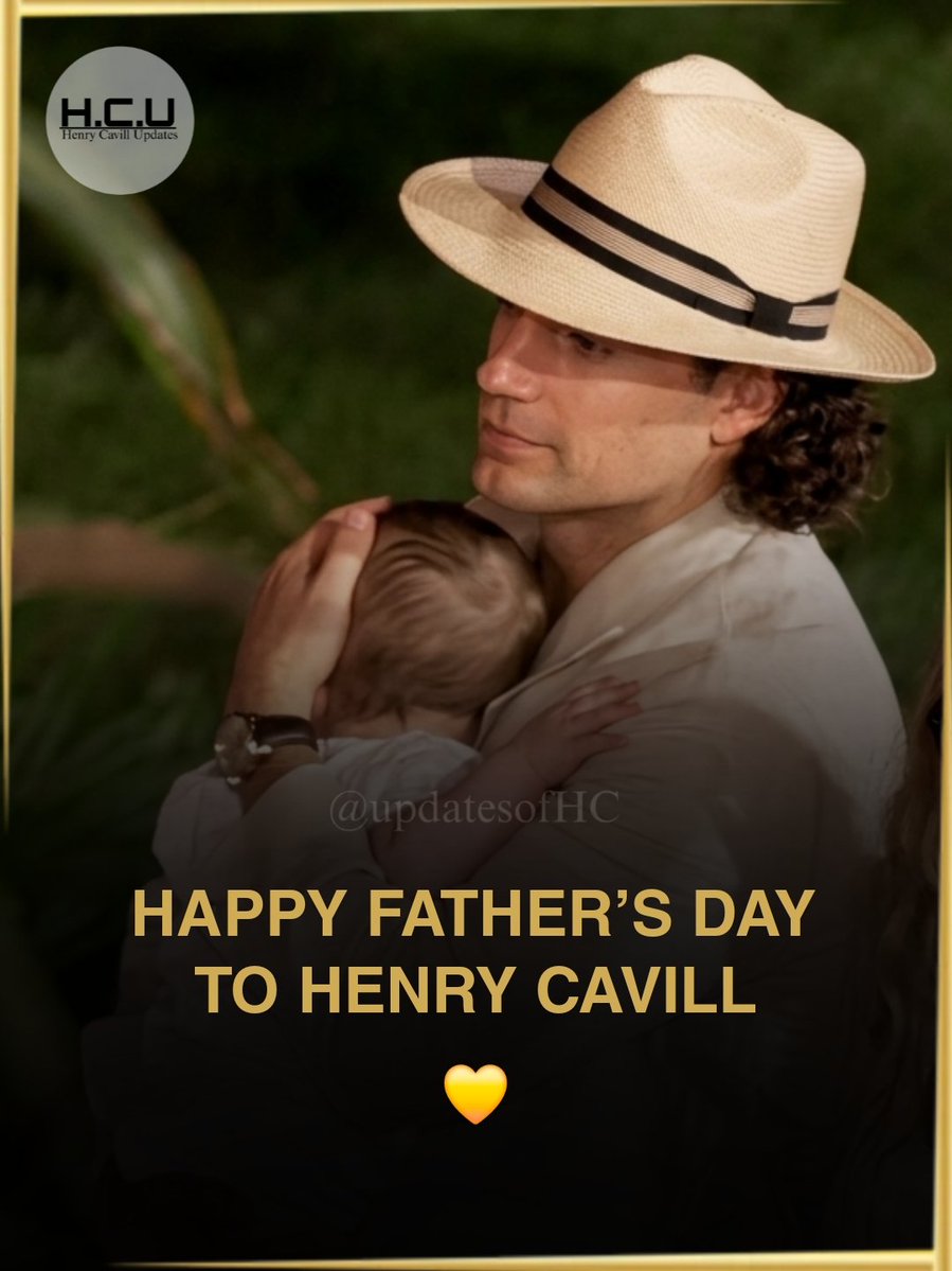 updatesofHC's tweet photo. Happy Father’s Day to Henry Cavill who's now a dad for a little princess "her name is Belle and she's almost 2 years old now" 💛 https://t.co/0SyPxtVdZW