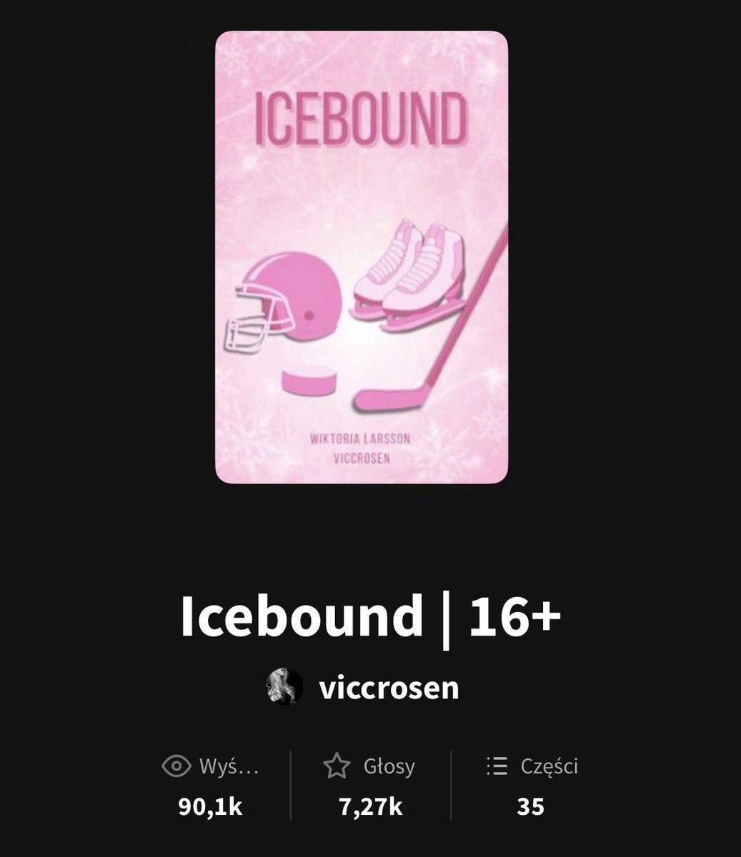 vicrosenautorka's tweet photo. Zachęcę was jednym zdaniem do przeczytania #iceboundWL ok? 

To enemies to lovers i oni faktycznie się nienawidzą, są zmuszeni przebywać obok siebie, a gdy w końcu przechodzą do lovers, to ich relacja jest zakazana, bo ona jest hokeistką, a on asystentem jej trenera ❄️ https://t.co/Tx62YLWoti