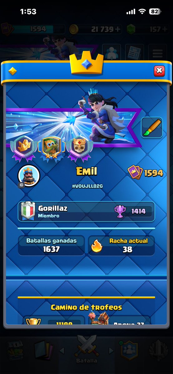 Stu_50's tweet photo. @BENIJU03 Perdí mi racha pero inicié una nueva jaja https://t.co/kRLqyNPFhQ