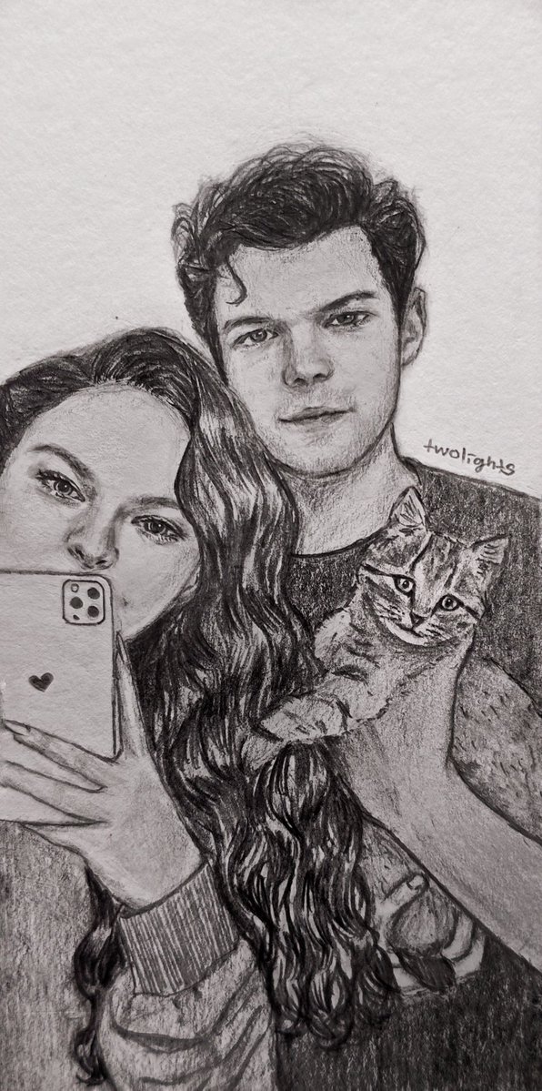 twolights97's tweet photo. My two Penelopes 💛

Hugely inspired by the fic But It Sure Would Be Prettier With You by WrensSymphony. The concept of Colin naming his cat Penelope is so cute to me 😭🤏🏻, so I just had to bring it to life with this drawing 😺. https://t.co/dJSgTJtiB5