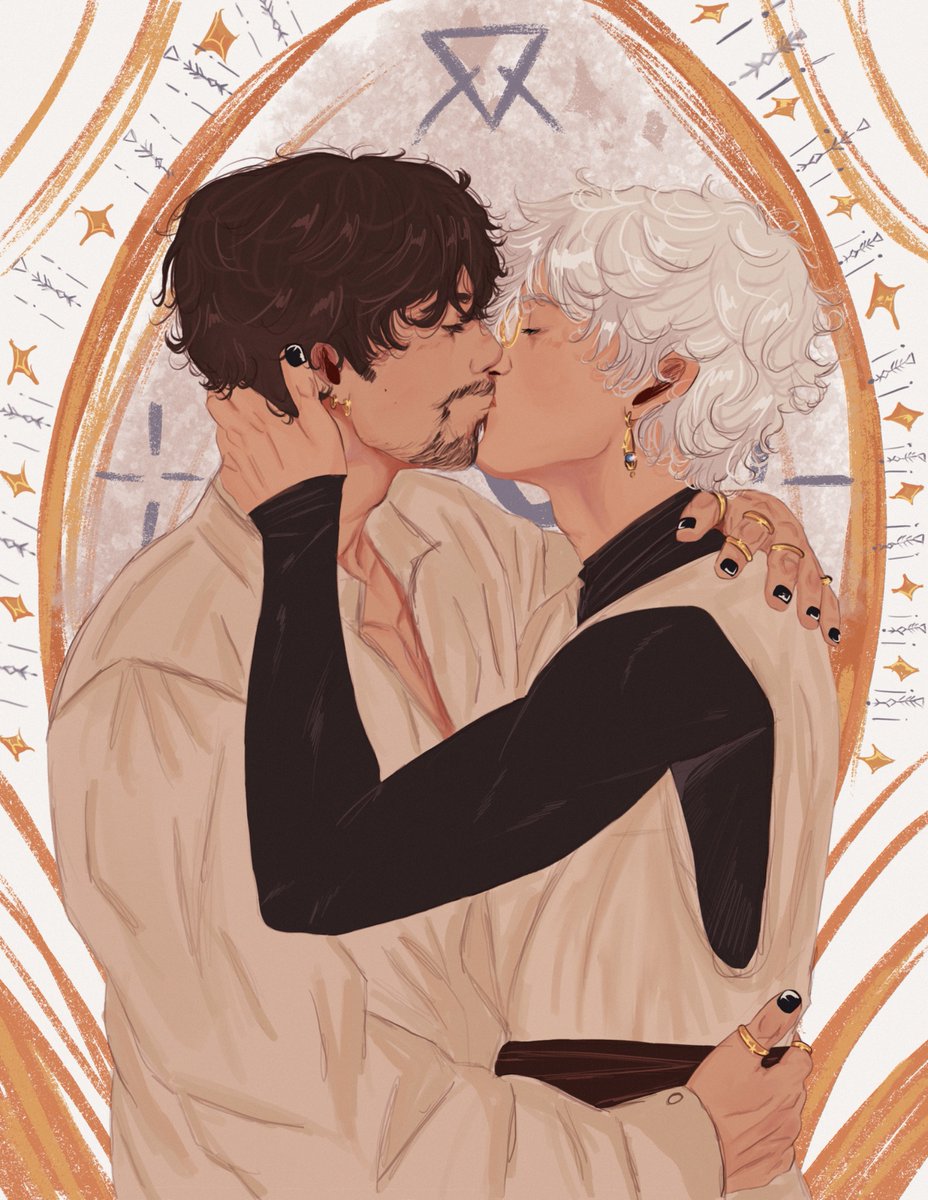 Cupid_HeartDrug's tweet photo. My favorite Husbands ♥️ 
#witchhatatelier    #Δ帽子 #orufrey #wha #quifrey #oruggio https://t.co/Tk7T0vQBhG