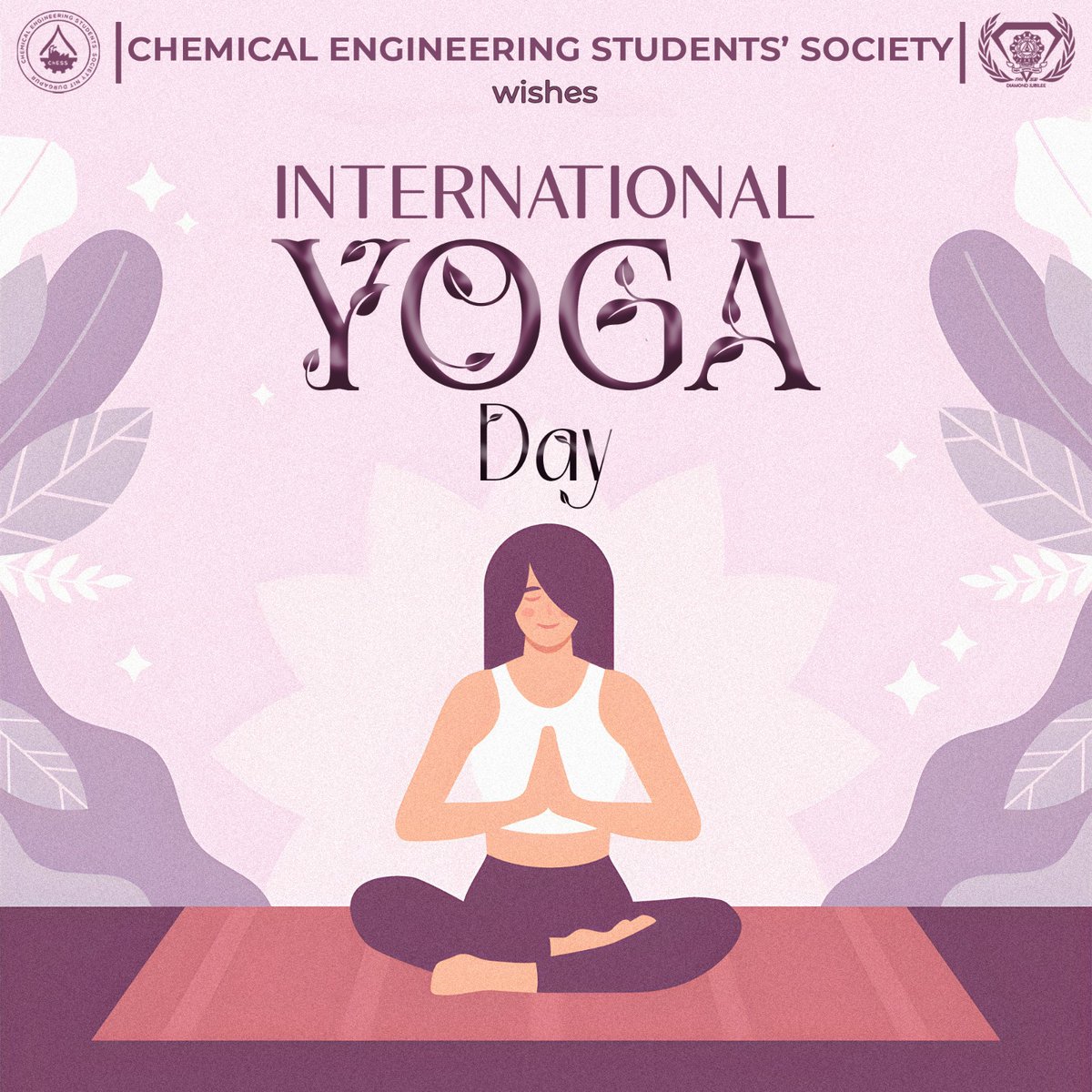 ChESS_Nitdgp's tweet photo. "Yoga is the journey of the self, through the self, to the self."

As members of Chemical Engineering Students' Society, we celebrate the values of discipline, balance, and well-being that yoga inspires. Let us take a step towards a healthier and more mindful future.
#NITDGP https://t.co/F498iU5FEh