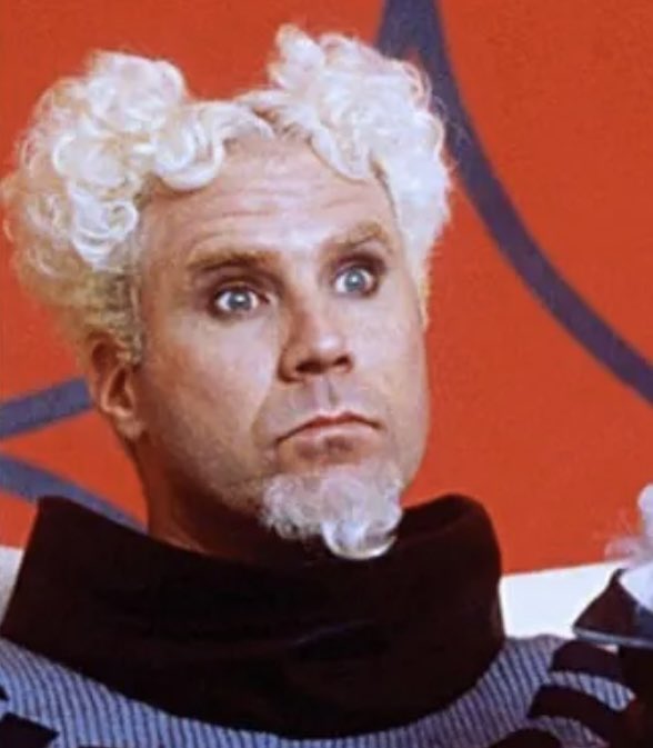 DavidFrankDean's tweet photo. @RealKlaa He’s turning into a real life Mugatu from Zoolander. https://t.co/uZ7MAWAc9E