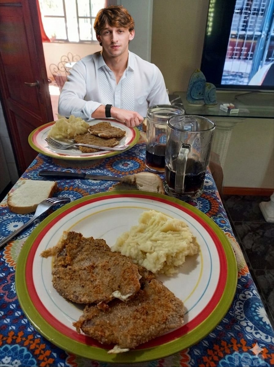 isaac_Penayoo's tweet photo. El tipazo quería comer unas milanesas https://t.co/nsBgtOB0XX