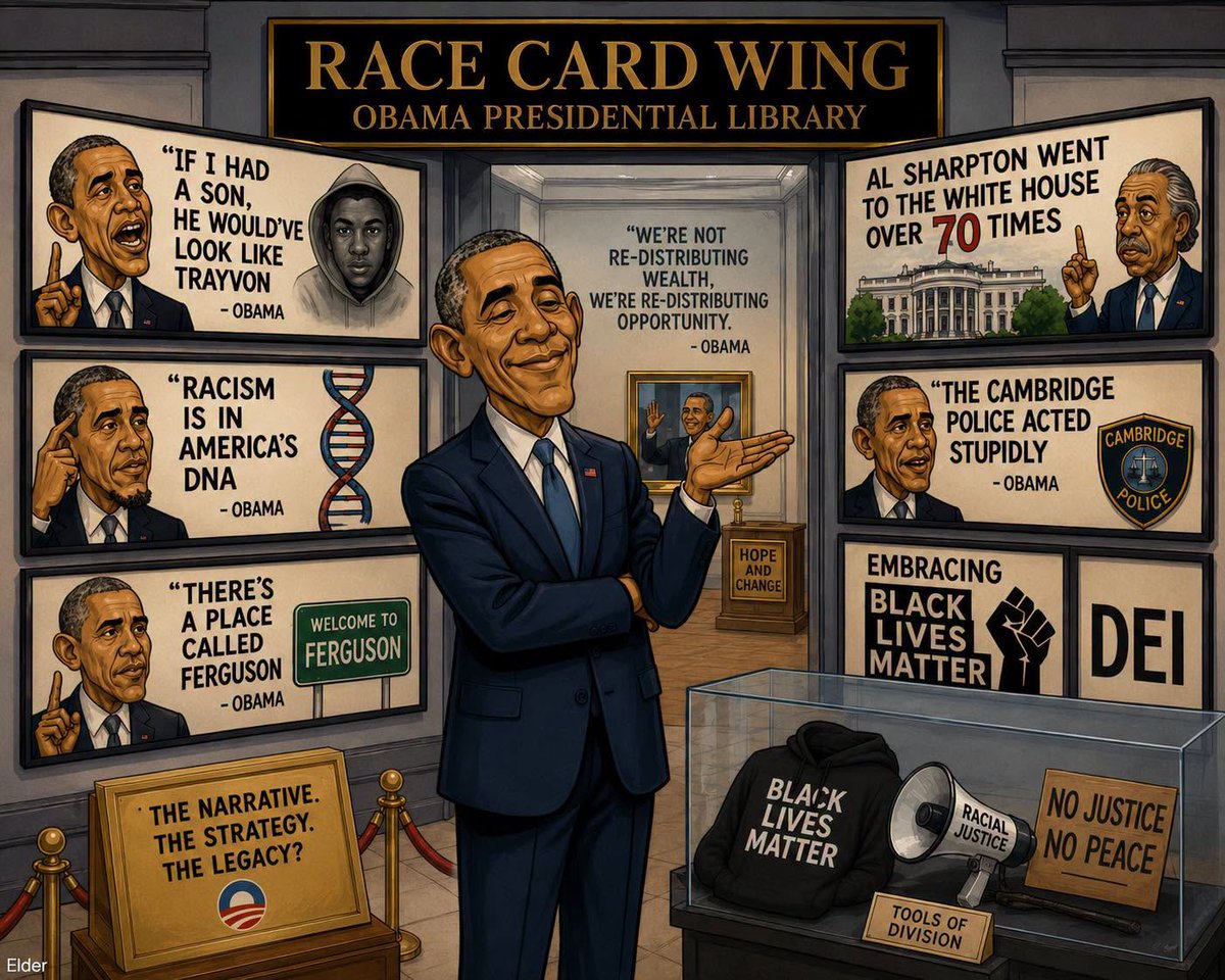 RealSmileyMan's tweet photo. @BarackObama Your favorite wing - The divider in chief https://t.co/VUliCDG1P0
