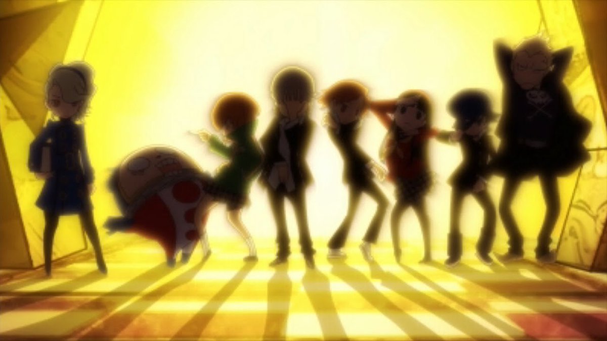 Superguy551's tweet photo. persona Q is funny cuz depending on what group you pick first the other comes to save you, but the investigation team specifically are just all posed goofily and it’s like who’re they tryna impress lmao https://t.co/LB0usNRjXe