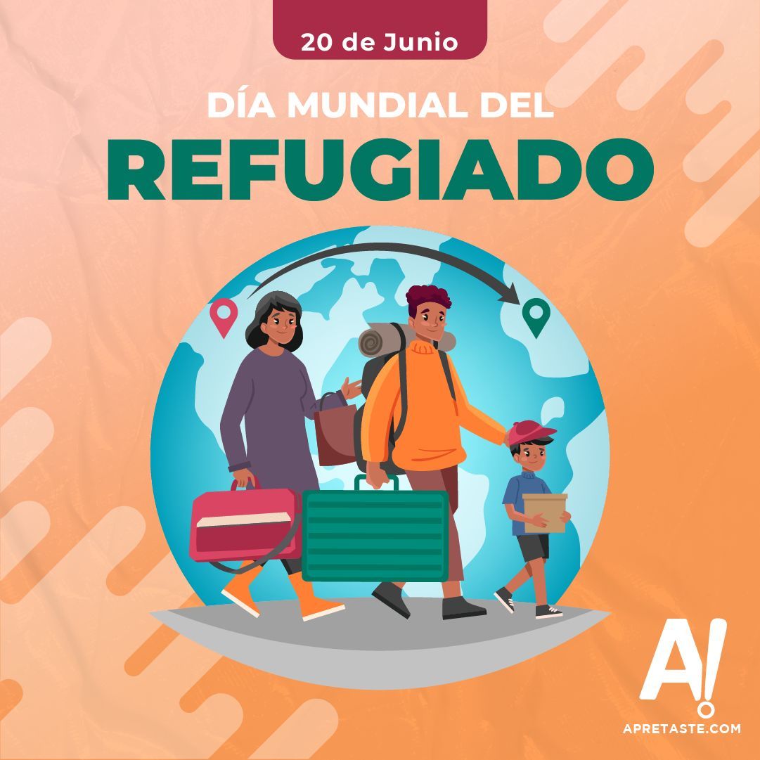 apretaste's tweet photo. Designado por las Naciones Unidas, honra a los refugiados y muestra la necesidad de apoyarlos para que  logren una mejor vida. https://t.co/n7JniMmXky