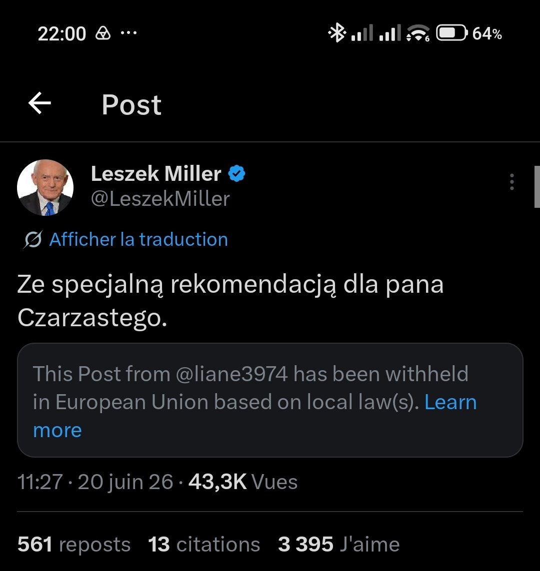 BeBussines's tweet photo. @LeszekMiller https://t.co/Yn6b1G3Zd2