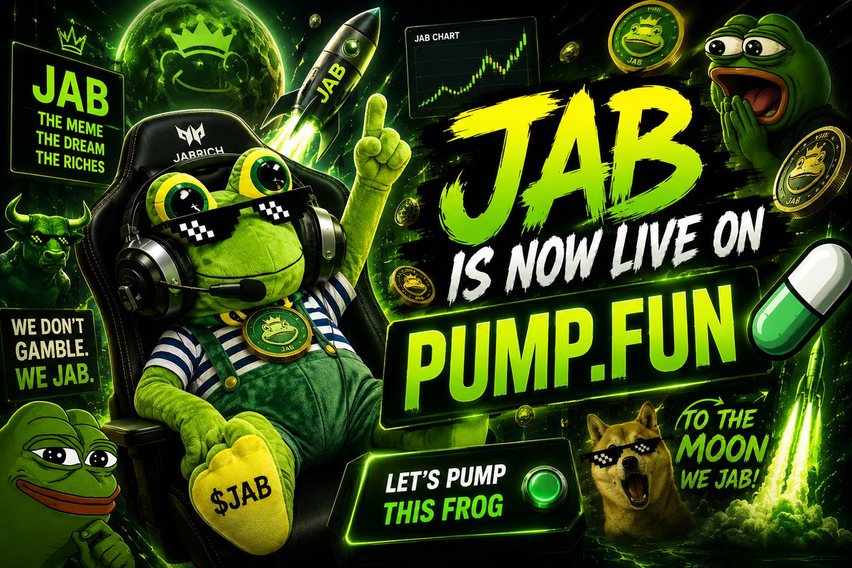 MoonMaxCrypto's tweet photo. $JAB will bring back the frog META ! 

What more have we been waiting for ? 

WE HAVE A NEW FROG GOING VIRAL ALL OVER THE INTERNET !

Send it to millions ! $JAB

🐸🐸🐸 https://t.co/rmGla68CvG
