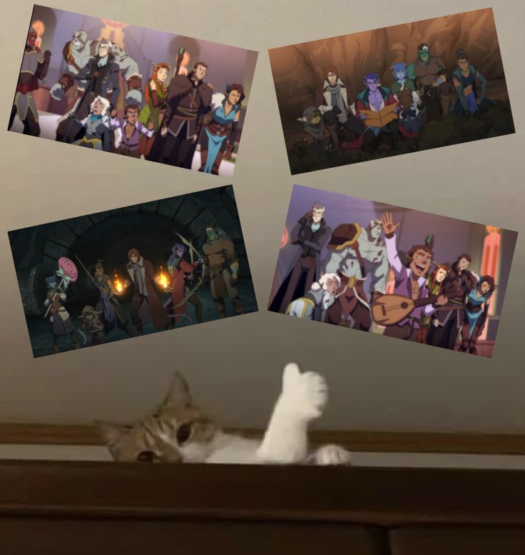 astrobiwk's tweet photo. me??? obsessed??? with the legend of vox machina and the mighty nein??? yes https://t.co/iHINmX7CEM
