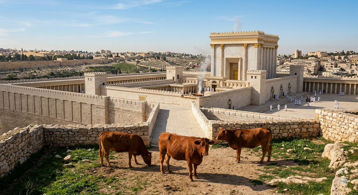 CarlGallups's tweet photo. IN THE NEWS!  A RED HEIFER HAS BEEN BORN!
But....Here's the Definitive Truth of the Debacle of the Red Heifer and a New Temple in Israel.    Pastor Carl Gallups Challenges AI for the Facts.
If You Can Handle the TRUTH - HERE IT IS!

https://t.co/cEO7RMJLVo https://t.co/CMqUnkPa0p