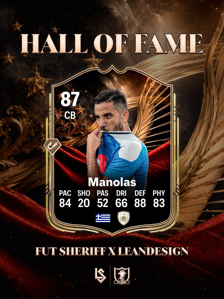 FutSheriff's tweet photo. 🚨JUST IN : MANOLAS 🇬🇷 is currently being tested for FC 27 🔥

When 80 pace CB was RARE…. 🕊️🕊️

Streets wont forget that trio🥲❤️ https://t.co/mAAsXPKcb1
