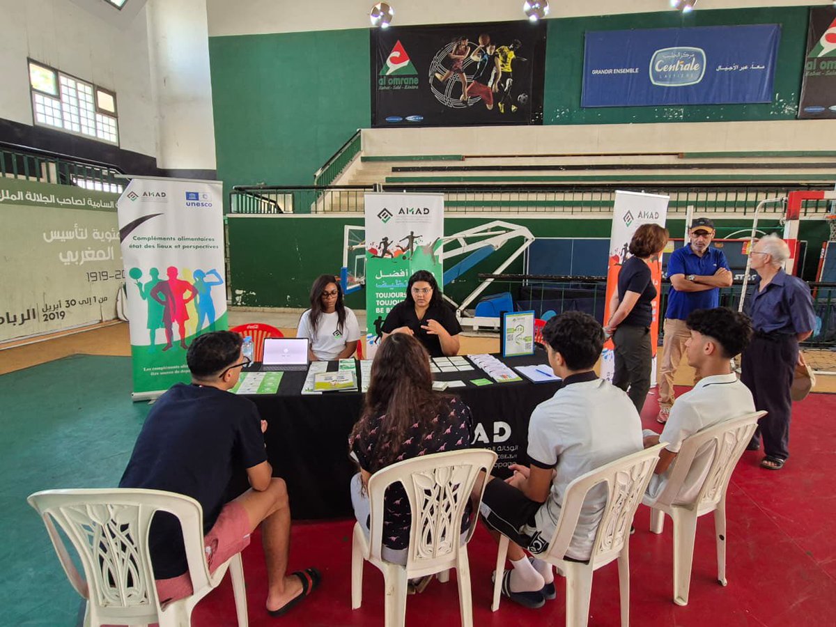 amad_maroc's tweet photo. Stand éducatif de l’AMAD avec la Fédération Royale Marocaine d’Aviron : entre discipline et savoir, nos rameurs gagnent de nouvelles rames pour naviguer vers l’excellence. https://t.co/xEDPOy6EC1