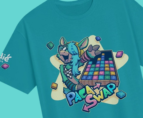 IndieAlpaca's tweet photo. I was lucky enough to get to work with @emobarkz  on a new design for the paca shop! 

I'm gonna be honest, I do not care if I sell any. This shirt was made for me and me alone but if you wanna wear it too I guess you can  

Save 10% with PACASWAP10  https://t.co/5G8Y0FohmD https://t.co/zSQOuyyglN