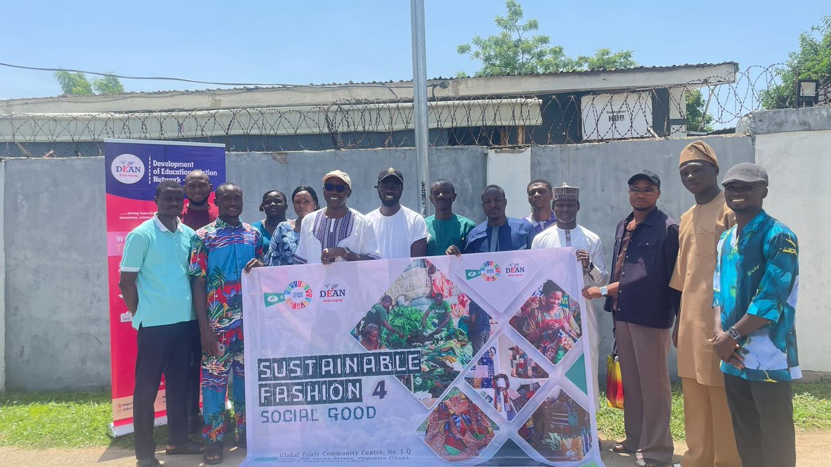 Jtaiye74's tweet photo. Fashion contributes ~10% of global GHG emissions, with most impact from production.

We engaged young tailors on sustainable fashion, waste reduction, and opportunities in the circular economy.

They also received waste bags to better manage fabric cut-offs and reduce pollution. https://t.co/PXkFRzZbvE