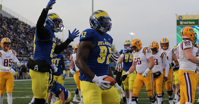 JC55_2Xthurl's tweet photo. Going to be @DelawareFB tomorrow can’t wait to start working!! https://t.co/LNHBKKh4EM